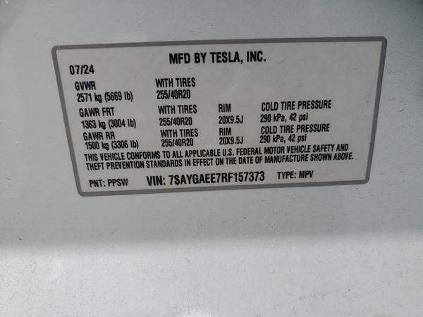 2024 TESLA MODEL Y