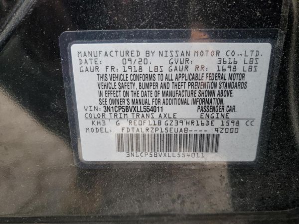 2020 NISSAN KICKS