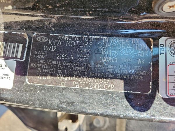 2013 KIA FORTE EX