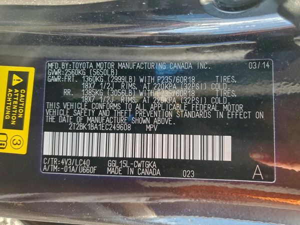 2014 LEXUS RX