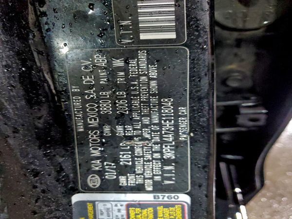 2017 KIA FORTE LX Popular, S