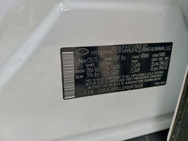 2022 HYUNDAI SANTA FE