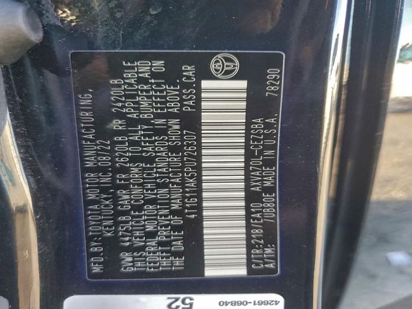 2023 TOYOTA CAMRY