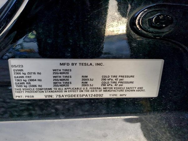 2023 TESLA MODEL Y