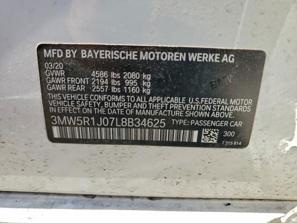 2020 BMW 330I NA