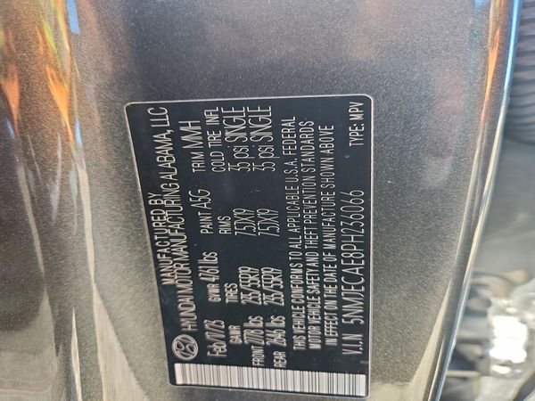 2023 HYUNDAI TUCSON Limited — VINS