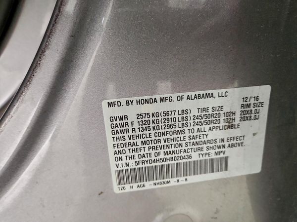 2017 ACURA MDX SH-AWD (Tech)