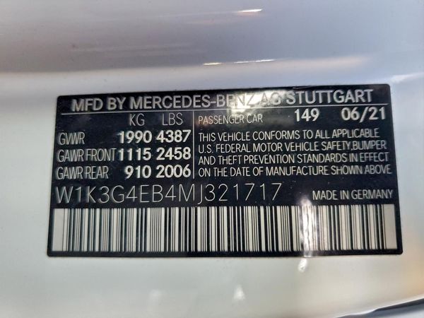 2021 MERCEDES-BENZ A