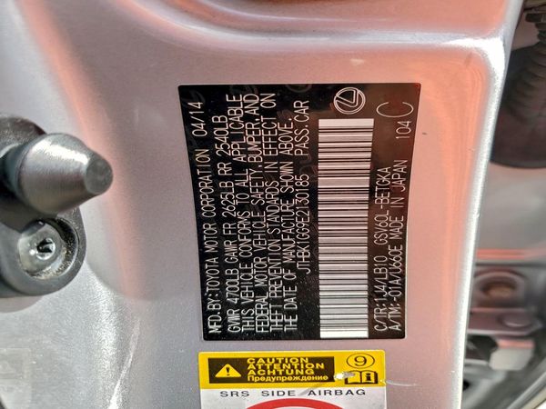 2014 LEXUS ES