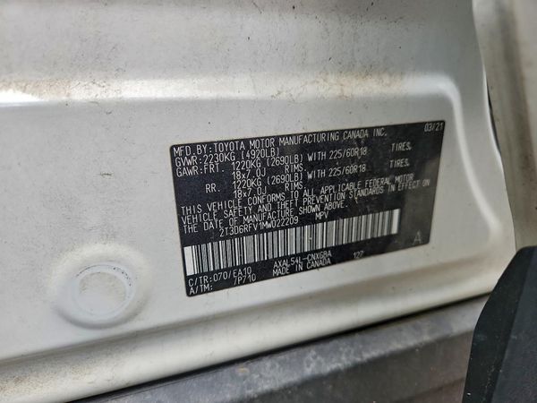 2021 TOYOTA RAV4 Limited HV