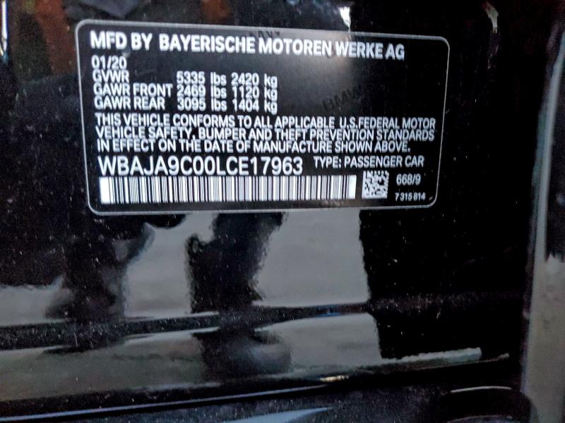 2020 BMW 530e