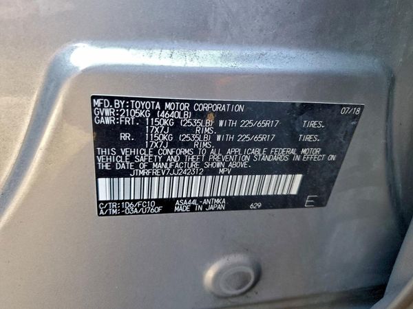 2018 TOYOTA RAV4 Adventure/XLE