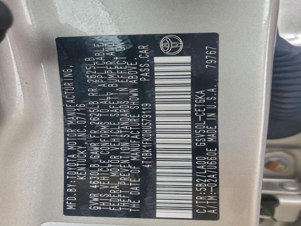2017 TOYOTA CAMRY