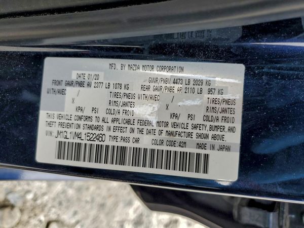 2020 MAZDA 6
