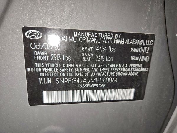 2021 HYUNDAI SONATA