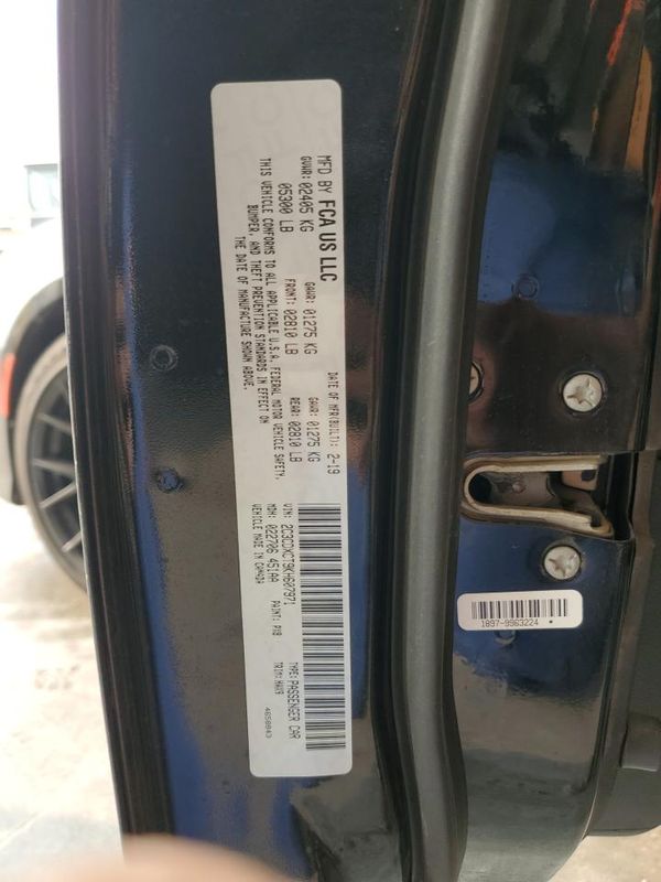 2019 DODGE CHARGER R/T