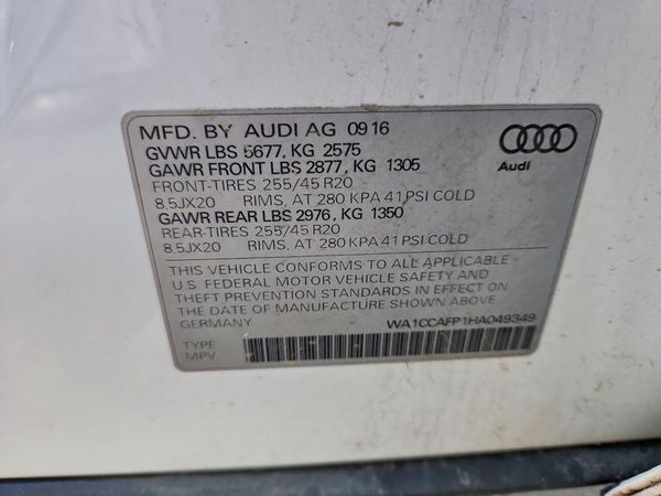 2017 AUDI SQ5
