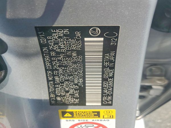 2013 LEXUS ES 350