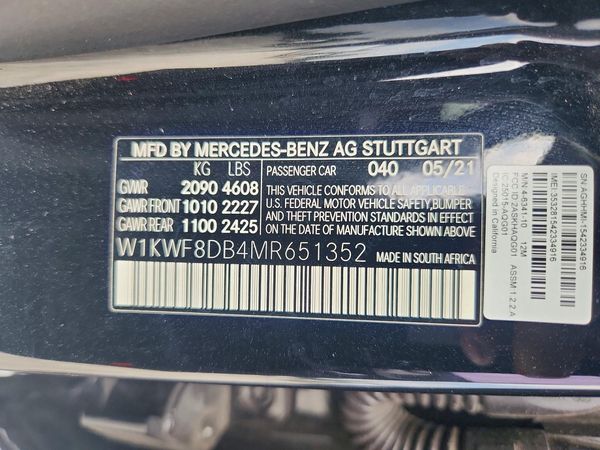 2021 MERCEDES-BENZ C C300