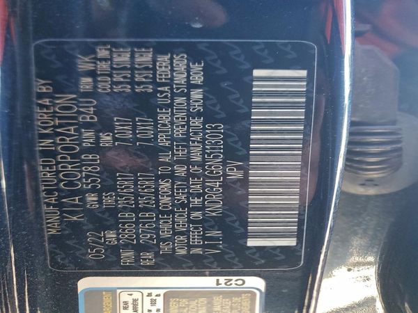 2022 KIA SORENTO S