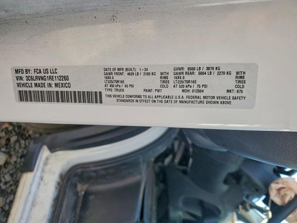 2024 RAM PROMASTER 1500