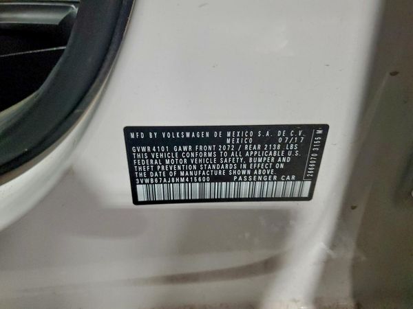 2017 VOLKSWAGEN JETTA