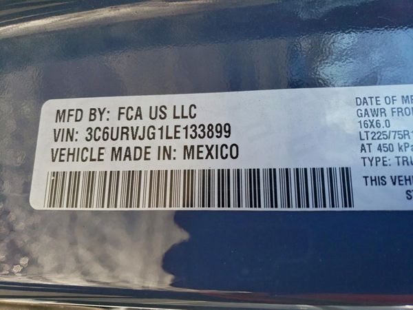 2020 RAM PROMASTER VF