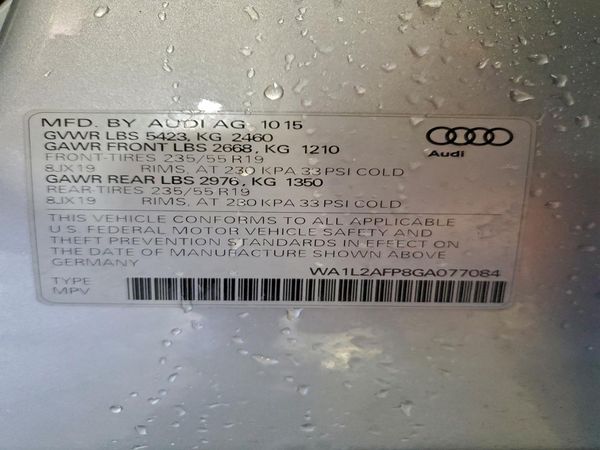 2016 AUDI Q5