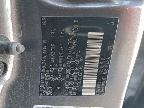 2019 TOYOTA SIENNA