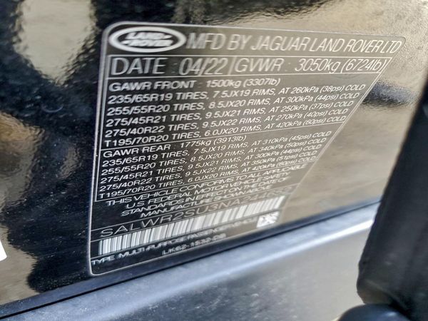 2022 LAND ROVER RANGE ROVER SPORT HSE Silver Edition