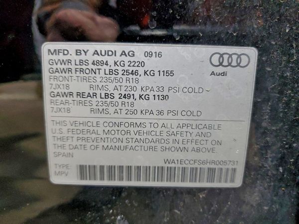 2017 AUDI Q3 quattro Premium