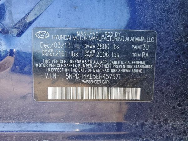 2014 HYUNDAI ELANTRA