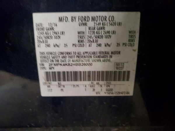 2017 FORD EDGE Titanium