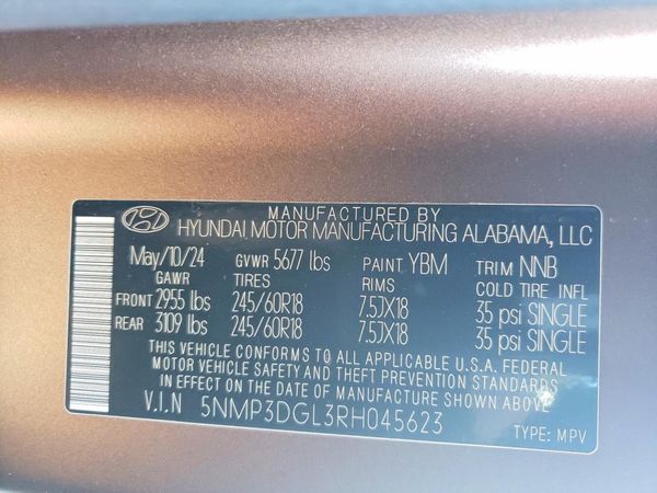 2024 HYUNDAI SANTA FE