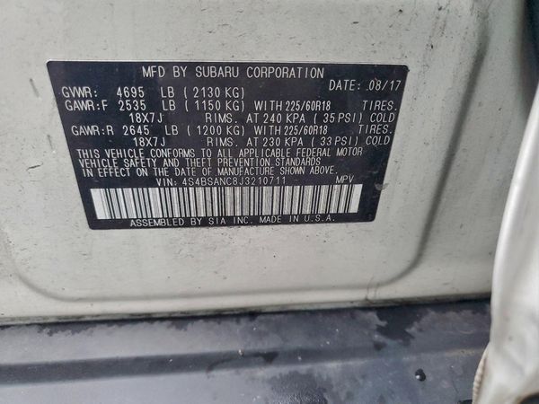 2018 SUBARU OUTBACK