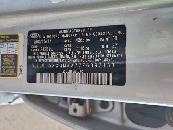 2015 KIA OPTIMA GL(Middle-low grade)