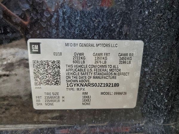 2018 CADILLAC XT5