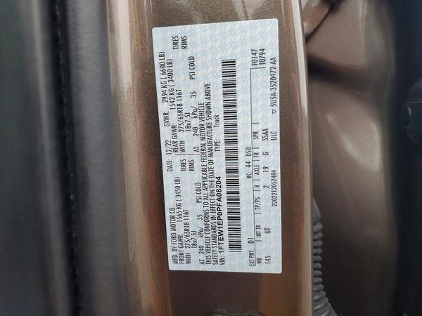 2023 FORD F150 SuperCrew