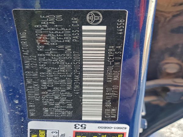 2023 TOYOTA CAMRY XSE