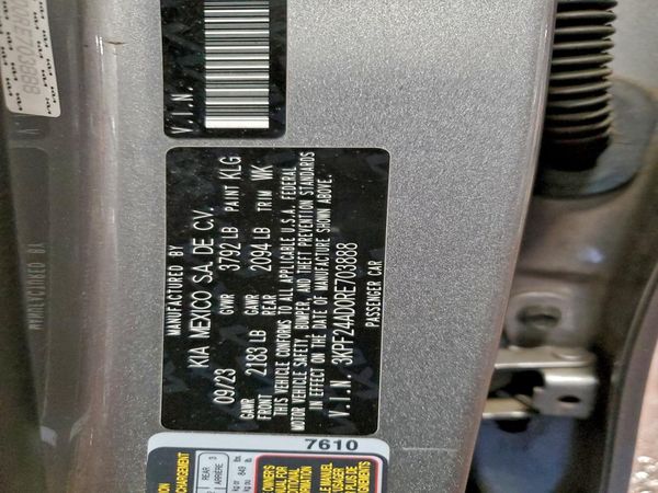2024 KIA FORTE