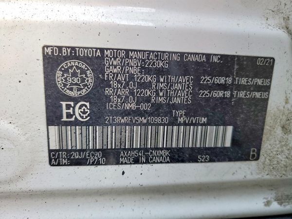 2021 TOYOTA RAV4