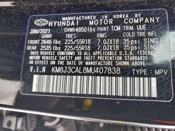 2021 HYUNDAI TUCSON
