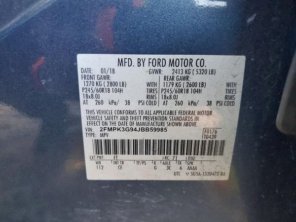 2018 FORD EDGE