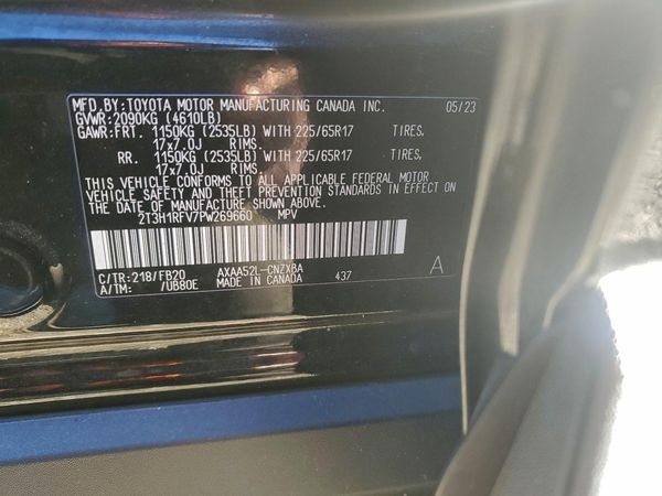 2023 TOYOTA RAV4 LE