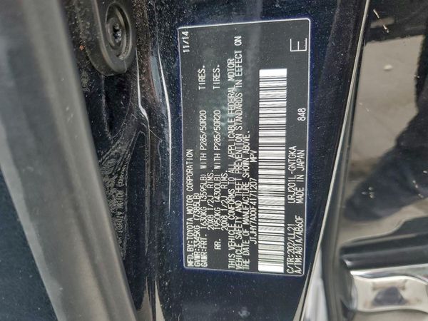 2015 LEXUS LX