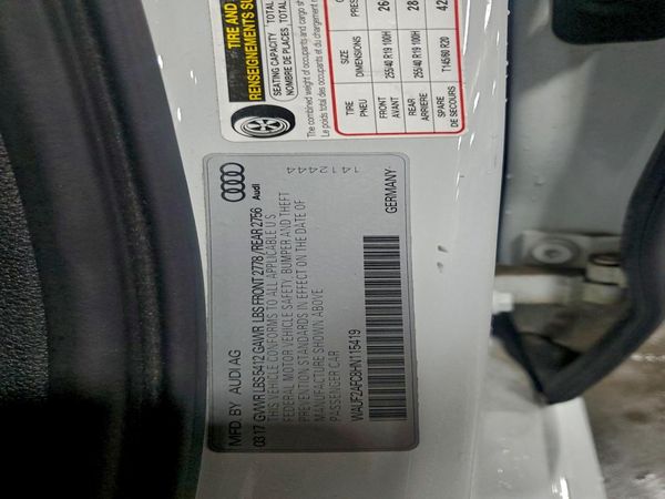 2017 AUDI A6 quattro Premium Plus