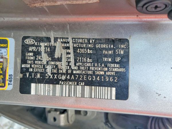 2014 KIA OPTIMA 2.4 LX STD/Conv