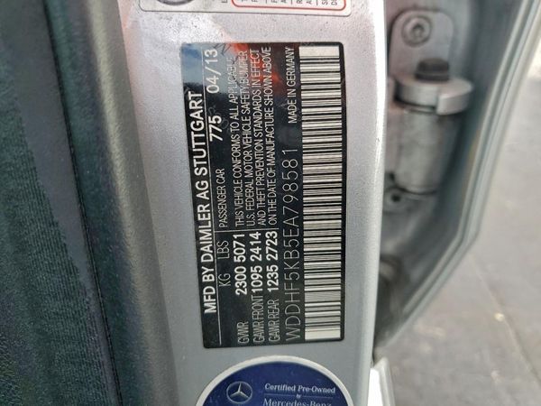 2014 MERCEDES-BENZ E