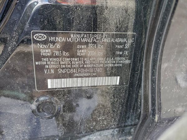 2017 HYUNDAI ELANTRA