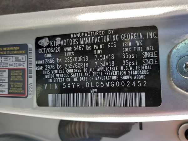 2021 KIA SORENTO